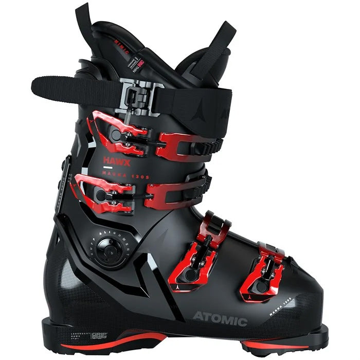 Red sales ski boots