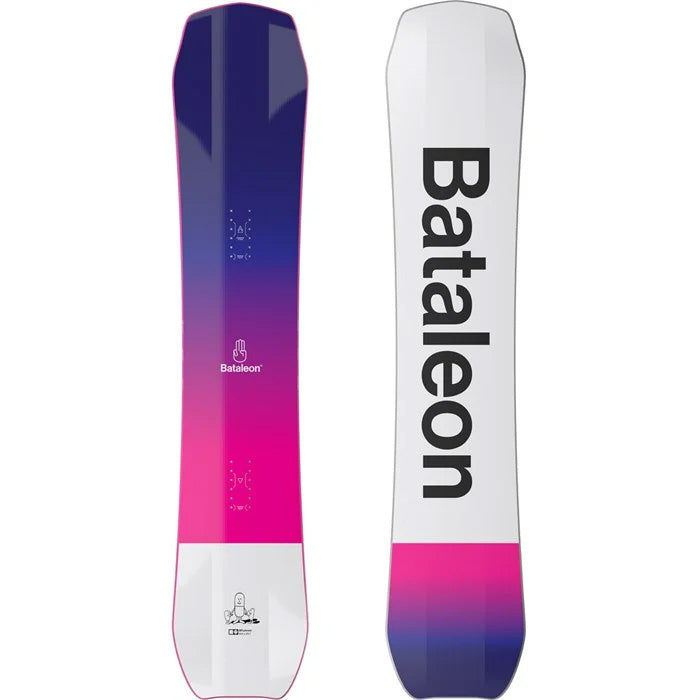 Bataleon Whatever snowboard (top and base graphics) available at Mad Dog's Ski & Board in Abbotsford, BC.