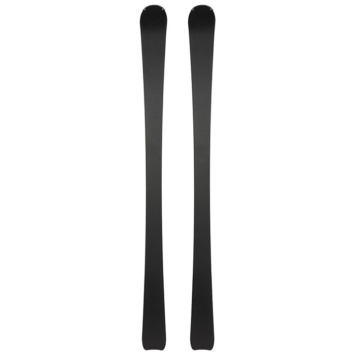 Dynastar E Lite 5 women's skis w. Look XP 11 bindings (black, base graphic) available at Mad Dog's Ski & Board in Abbotsford, BC.