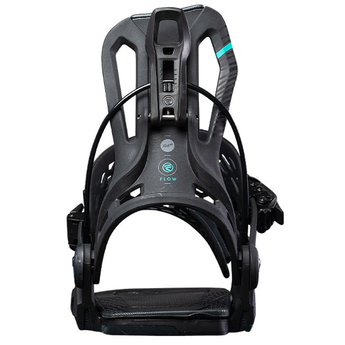 Flow Mayon women's snowboard bindings (black) available at Mad Dog's Ski & Board in Abbotsford, BC.