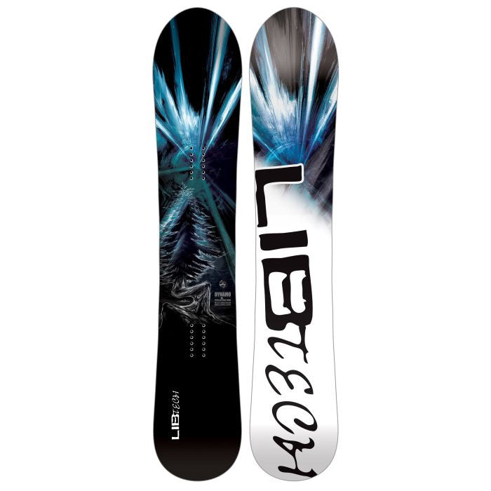 2024 Lib Tech Dynamo snowboard (top and base graphic) available at Mad Dog's Ski & Board in Abbotsford, BC.