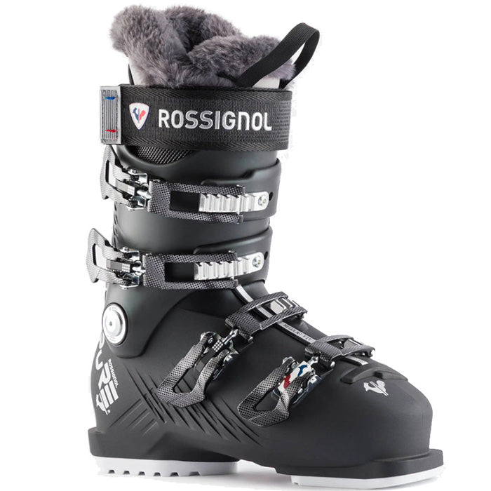 Rossignol Pure 70 women's ski boots (metal black) available at Mad Dog's Ski & Board in Abbotsford, BC.
