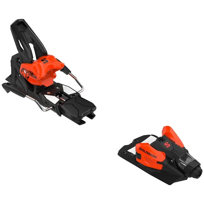 orange salomon skis QST 106 | 2025 L6 bindings included for a ready Salomon Men's Addikt Pro 76