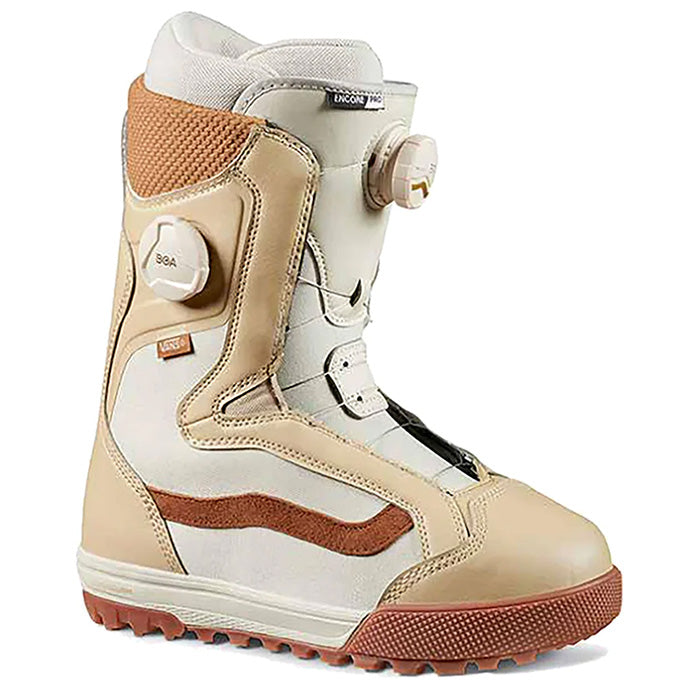 Vans Encore Pro women's snowboard boots (khaki/bone) available at Mad Dog's Ski & Board in Abbotsford, BC.