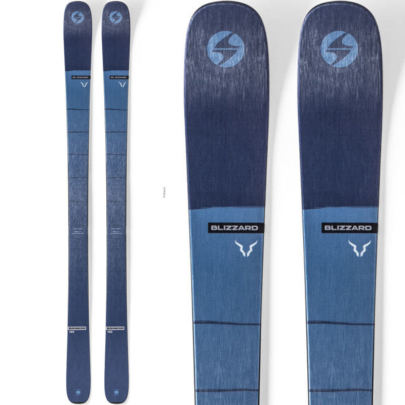Blizzard Bushwacker Skis (top graphic) are available at Mad Dog's Ski and Board in Abbotsford, BC.