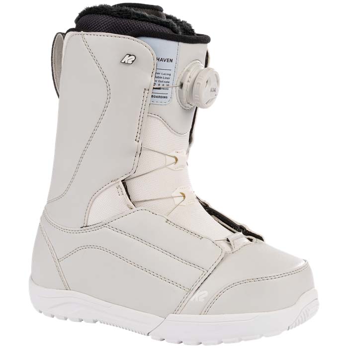 The K2 Haven women's snowboard boots are available at Mad Dog's Ski & Board in Abbotsford, BC. 