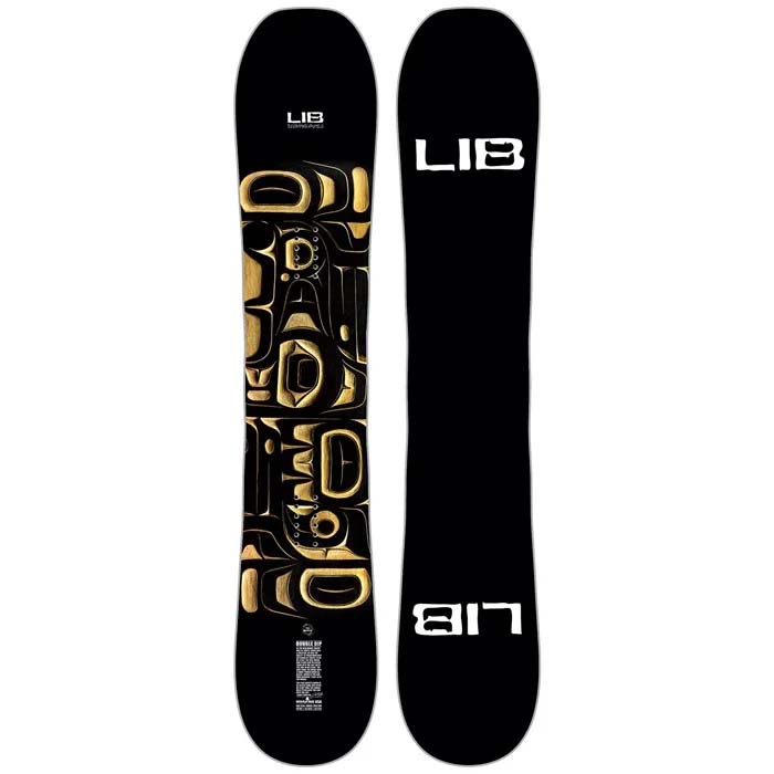The 2023 Lib Tech Double Dip snowboard is available at Mad Dog's Ski & Board in Abbotsford, BC.
