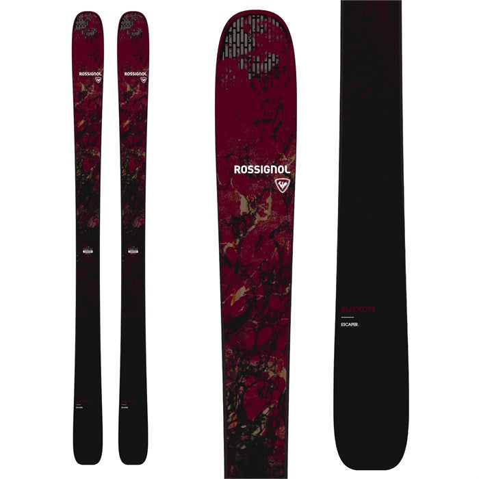 Rossignol Blackops Escaper Skis (top graphics) are available at Mad Dog's Ski and Board in Abbotsford, BC.