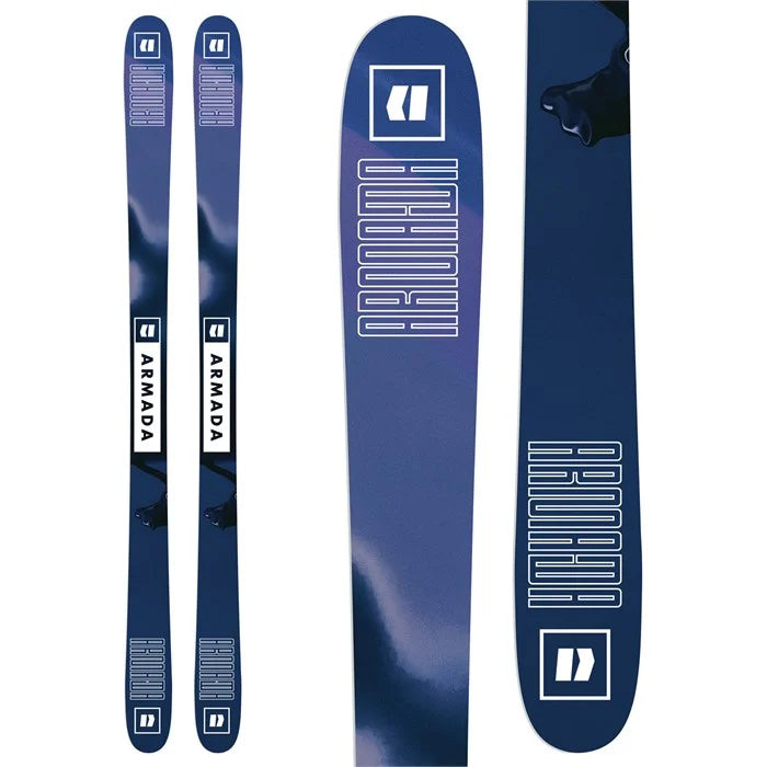 2025 Armada ARV 84 unisex skis (base graphic) available at Mad Dog's Ski & Board in Abbotsford, BC.