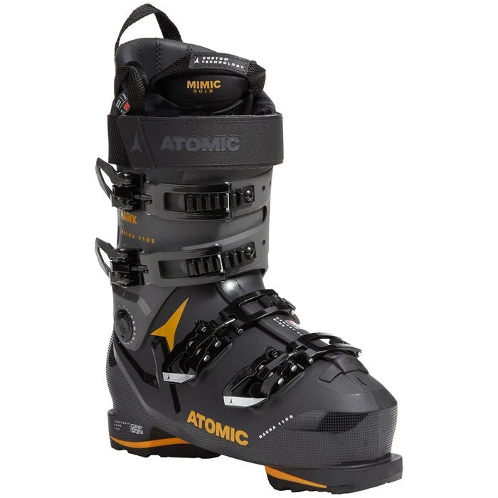 Atomic Hawx Magna 110 S GW ski boots (grey/yellow) available at Mad Dog's Ski & Board in Abbotsford, BC.