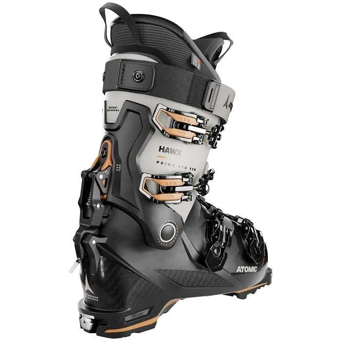 Atomic Hawx Prime XTD 110 GW ski boots (black/stone) available at Mad Dog's Ski & Board in Abbotsford, BC.