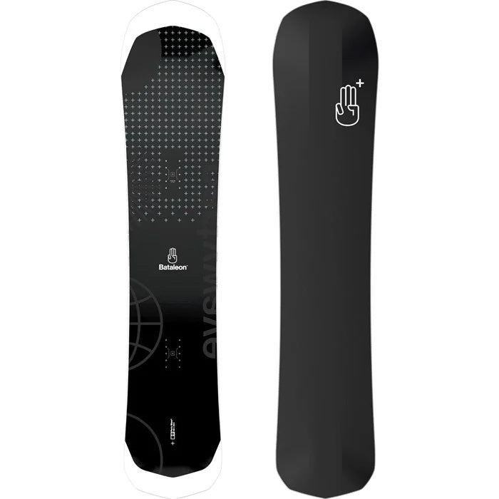 Bataleon Party Wave + snowboard (top & base graphic) available at Mad Dog's Ski & Board in Abbotsford, BC.
