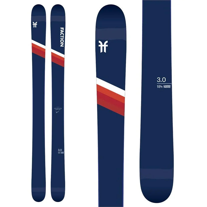 Faction CT Candide Thorax 3.0 skis (blue) available at Mad Dog's Ski & Board in Abbotsford, BC.