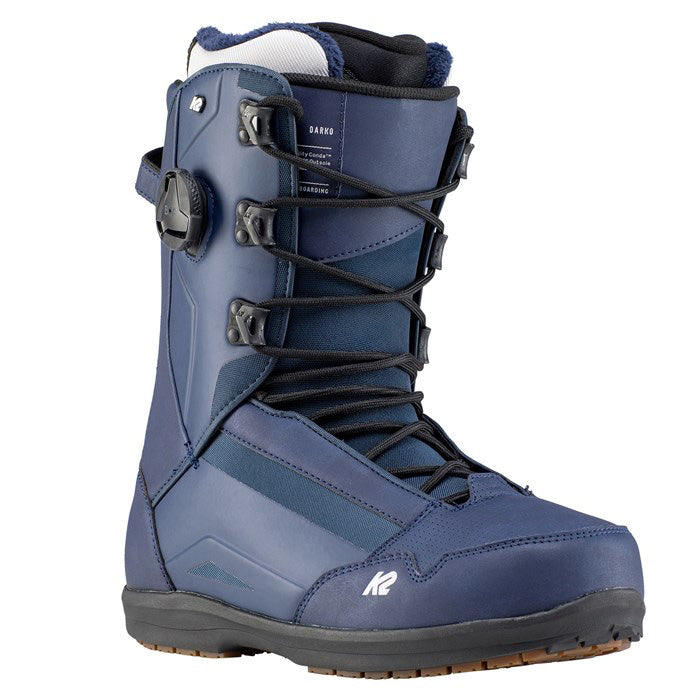 K2 Darko snowboard boots (navy) available at Mad Dog's Ski & Board in Abbotsford, BC.