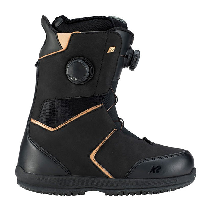 K2 Estate women's snowboard boots (black) available at Mad Dog's Ski & Board in Abbotsford, BC.