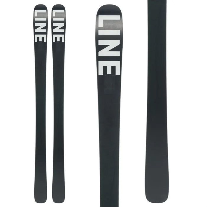 LINE Pandora 84 Women's skis (black base graphic) available at Mad Dog's Ski & Board in Abbotsford, BC.