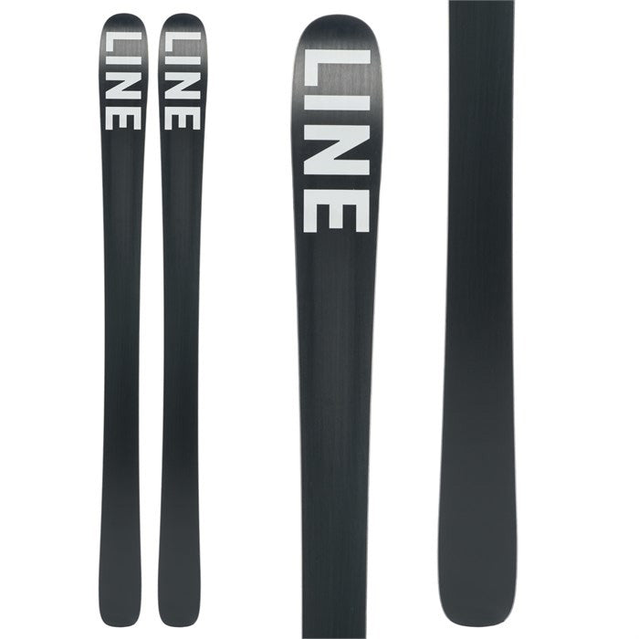 LINE Pandora 94 W women's skis (black base graphic) available at Mad Dog's Ski & Board in Abbotsford, BC.