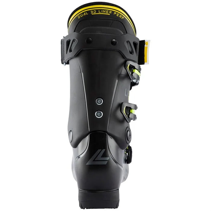 Lange LX 110 HV GW ski boots (black/yellow) available at Mad Dog's Ski & Board in Abbotsford, BC.