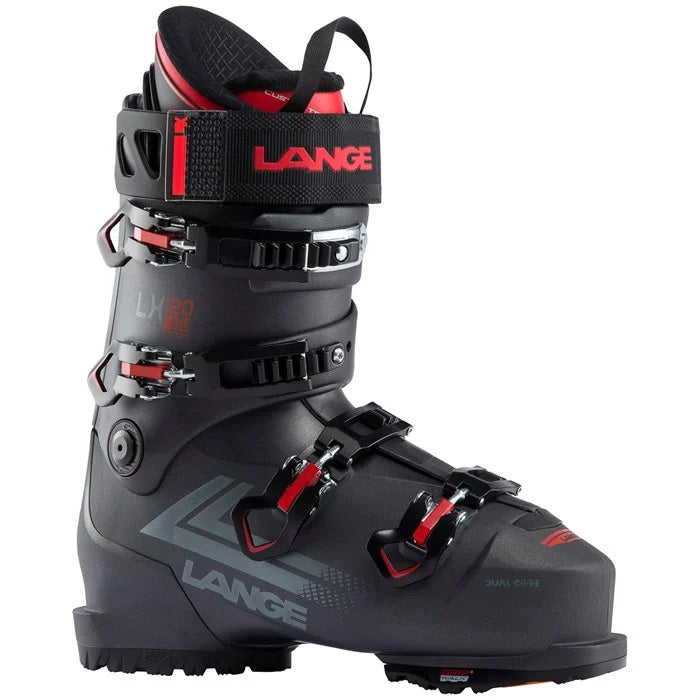 Lange LX 120 HV GW ski boots (titanium grey) available at Mad Dog's Ski & Board in Abbotsford, BC.