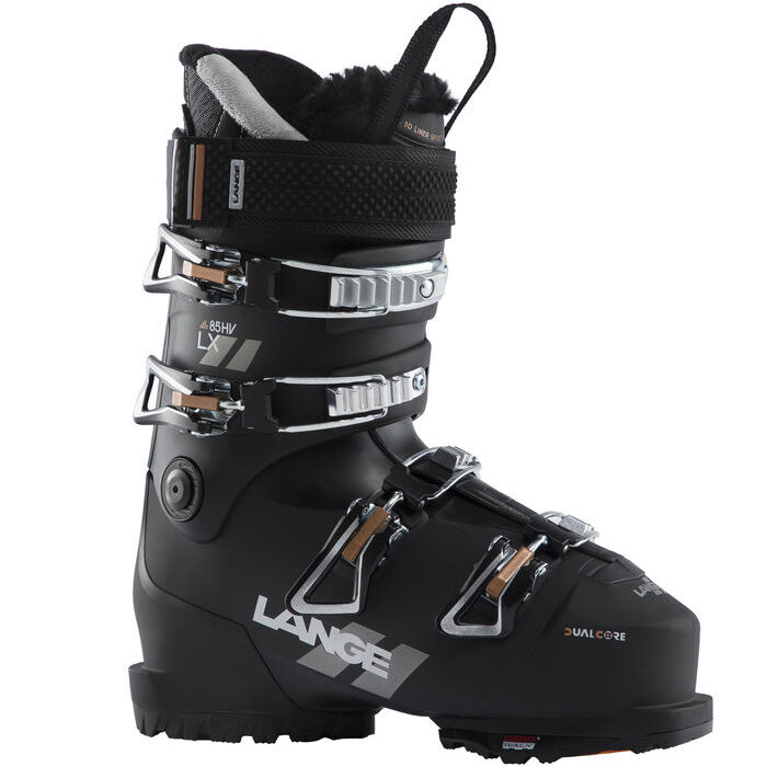 Lange LX 85 HV GW women's ski boot (black) available at Mad Dog's Ski & Board in Abbotsford, BC.
