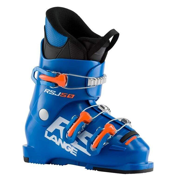 Lange RSJ 50 junior ski boots (blue, 2022) available at Mad Dog's Ski & Board in Abbotsford, BC.