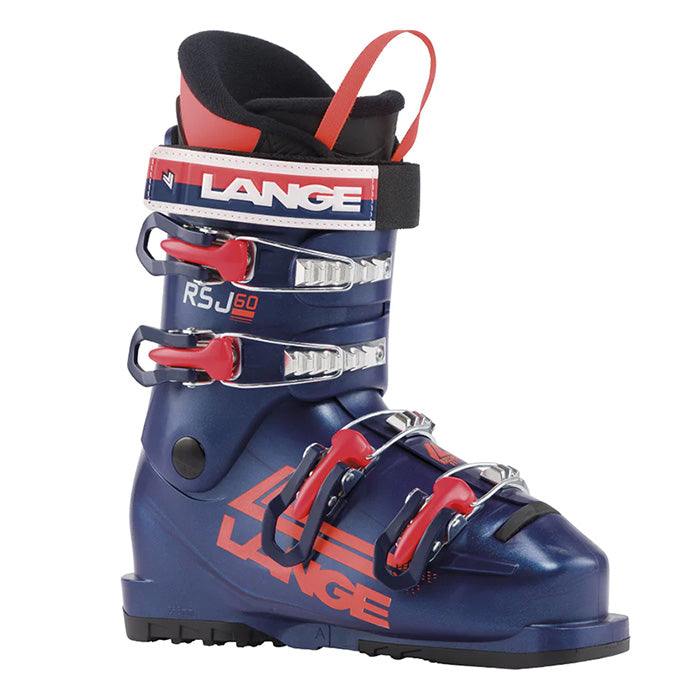Lange RSJ 60 junior/youth ski boots (blue) available at Mad Dog's Ski & Board in Abbotsford, BC.