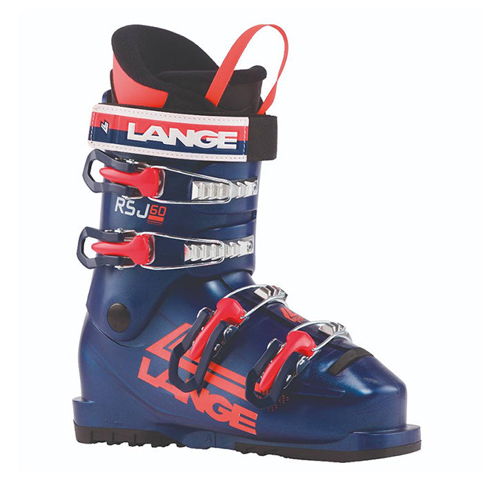 Lange RSJ 60 junior/youth ski boots (legend blue/red) available at Mad Dog's Ski & Board in Abbotsford, BC.