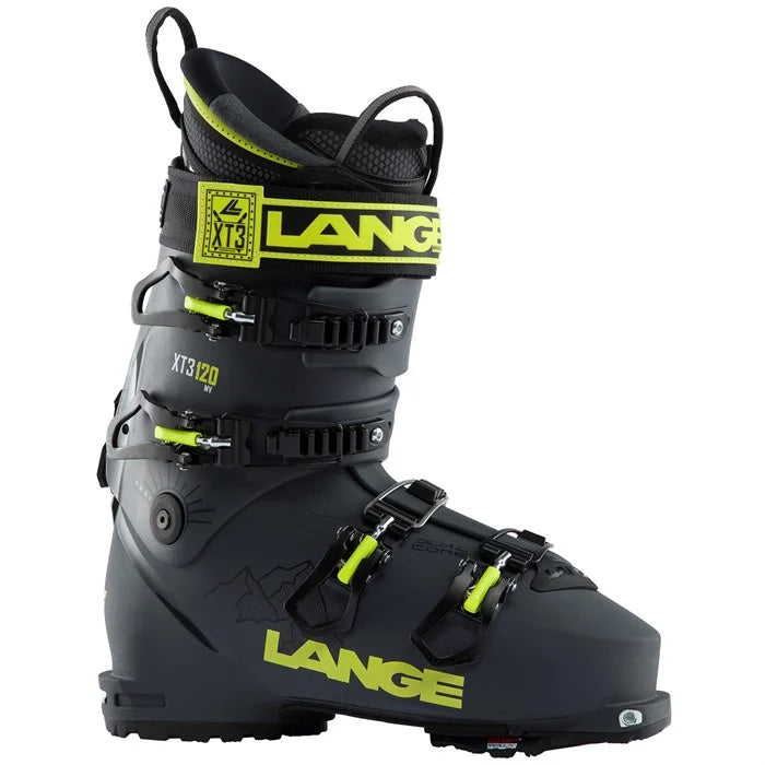 Lange XT3 FREE 120 MV GW ski boots (pewter grey) available at Mad Dog's Ski & Board in Abbotsford, BC.