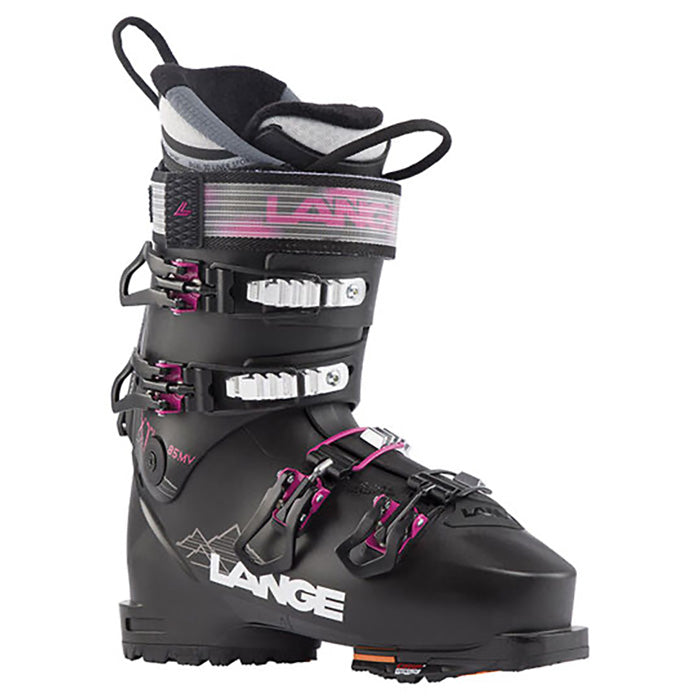 Lange XT3 FREE 85 MV GW women's ski boots (black/purple) available at Mad Dog's Ski & Board in Abbotsford, BC.
