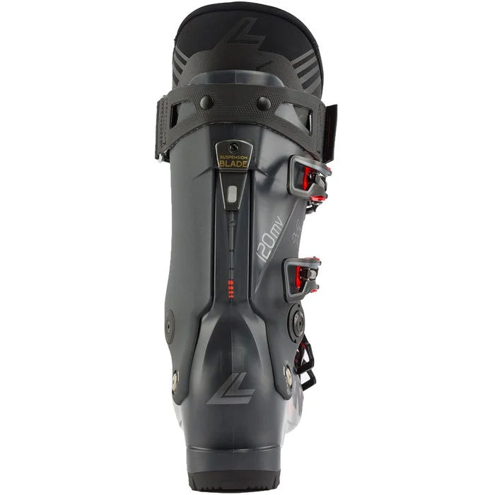 Lange Shadow 120 MV GW ski boots (pewter grey) available at Mad Dog's Ski & Board in Abbotsford, BC.