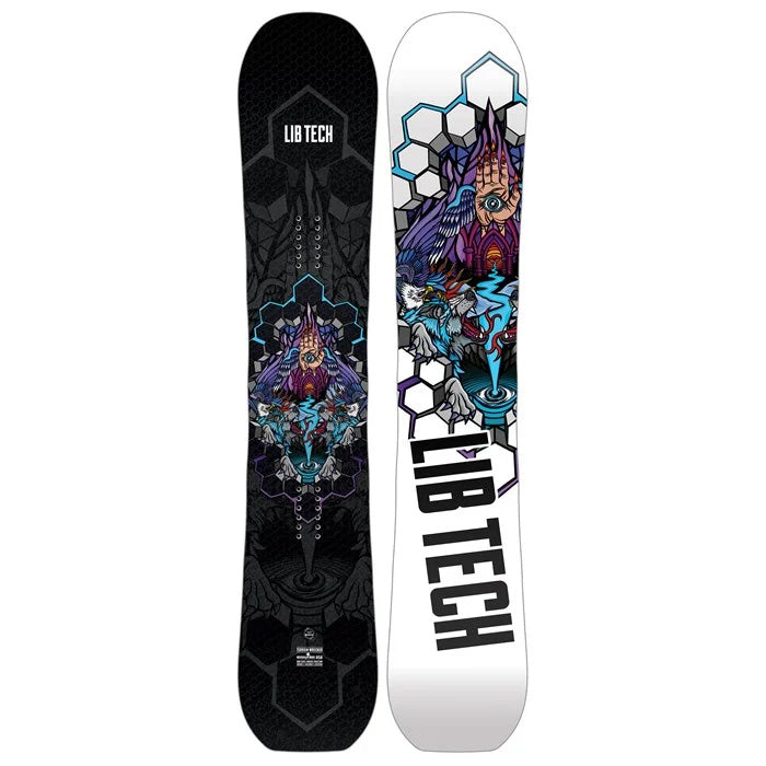 Lib Tech Terrain Wrecker snowboard (top and base graphic) available at Mad Dog's Ski & Board in Abbotsford, BC.