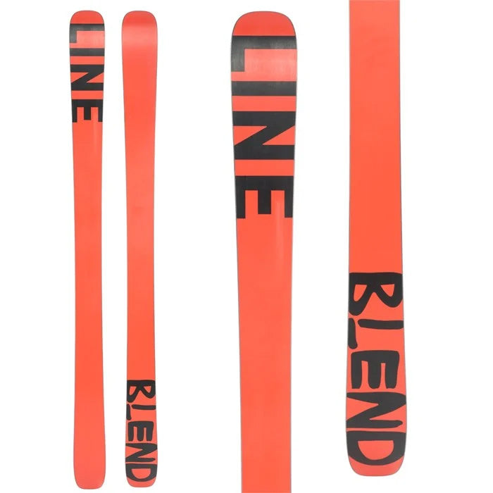 2024 Line Blend Skis (red base graphic) available at Mad Dog's Ski & Board in Abbotsford, BC.