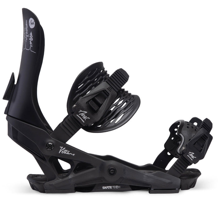 NOW Vetta ladies snowboard bindings (black) available at Mad Dog's Ski & Board in Abbotsford, BC.