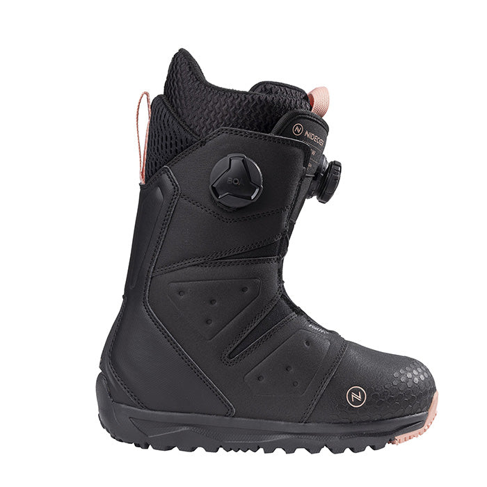 Nidecker Altai women's snowboard boots (black) available at Mad Dog's Ski & Board in Abbotsford, BC.
