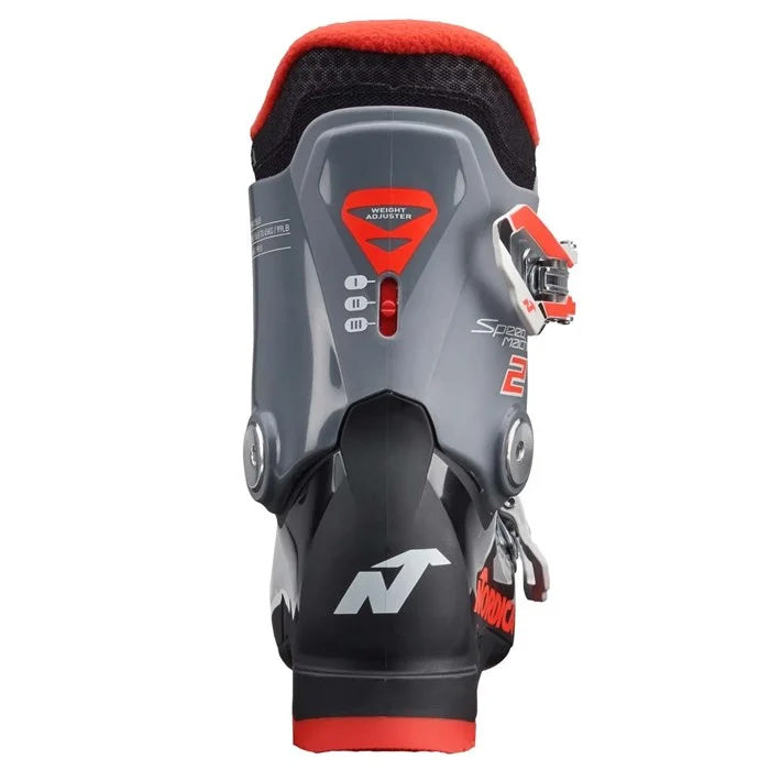 Nordica Speedmachine J2 junior/youth ski boots (black/anthracite/red) available at Mad Dog's Ski & Board in Abbotsford, BC.