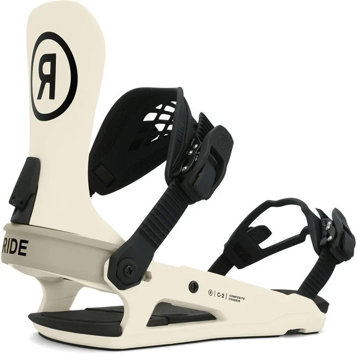 Ride C-2 snowboard bindings (tan) available at Mad Dog's Ski & Board in Abbotsford, BC.
