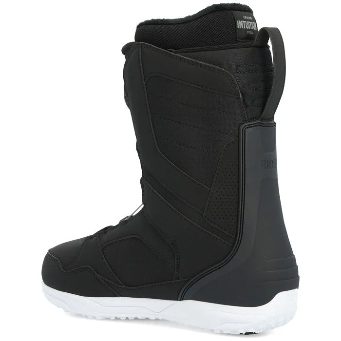 Ride Sage women's snowboard boots (black, back view) available at Mad Dog's Ski & Board in Abbotsford, BC