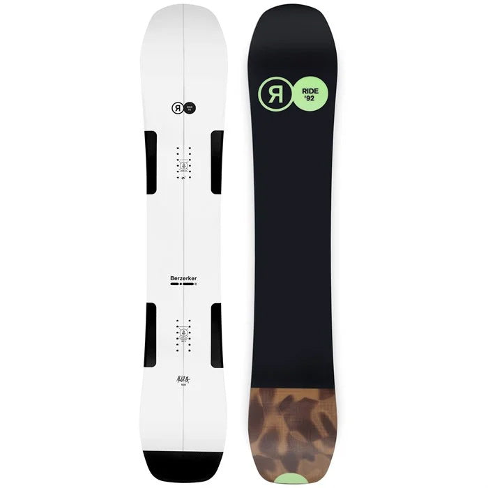 2024 Ride Berzerker snowboard (Top and Base Graphic) available at Mad Dog's Ski & Board in Abbotsford, BC.