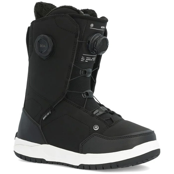 Ride Hera women's snowboard boot (black colour) available at Mad Dog's Ski & Board in Abbotsford, BC.
