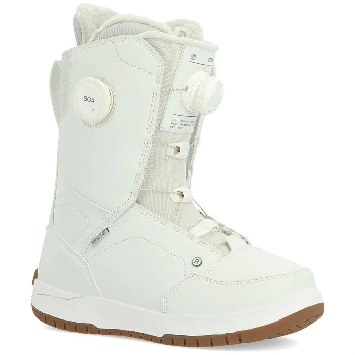 Ride Hera women's snowboard boot (stone colour) available at Mad Dog's Ski & Board in Abbotsford, BC.