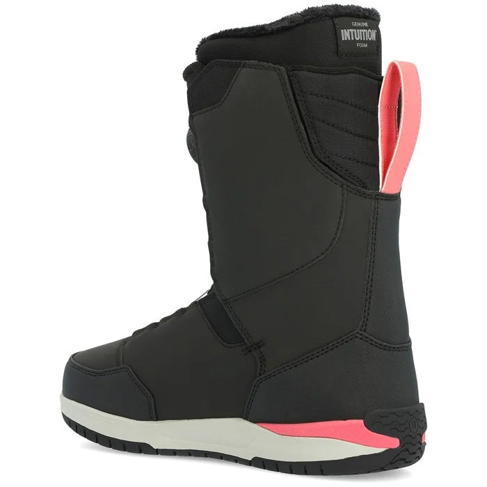 Ride Lasso snowboard boots (pink) available at Mad Dog's Ski & Board in Abbotsford, BC.
