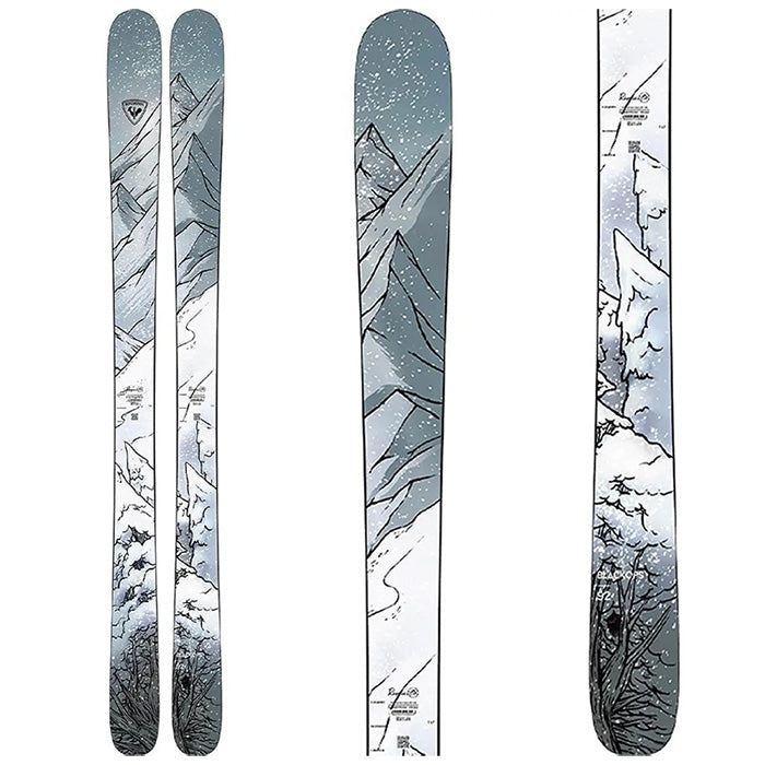 2024 Rossignol Blackops 92 Skis (top graphics) available at Mad Dog's Ski & Board in Abbotsford, BC.