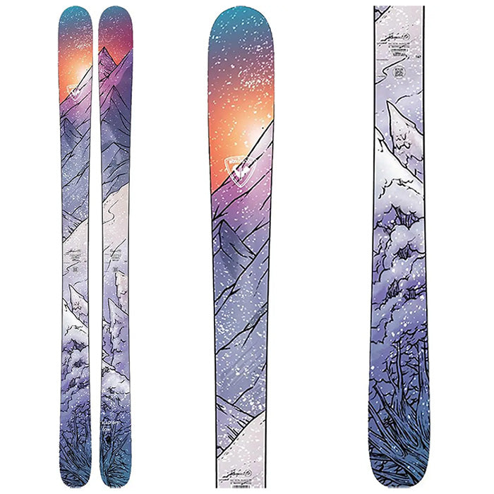 2024 Rossignol Blackops 92 junior skis (top graphic) available at Mad Dog's Ski & Board in Abbotsford, BC.