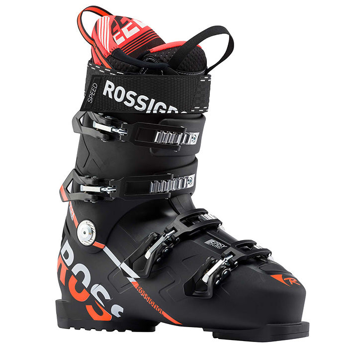 Rossignol Speed 120 ski boots (black) available at Mad Dog's Ski & Board in Abbotsford, BC.