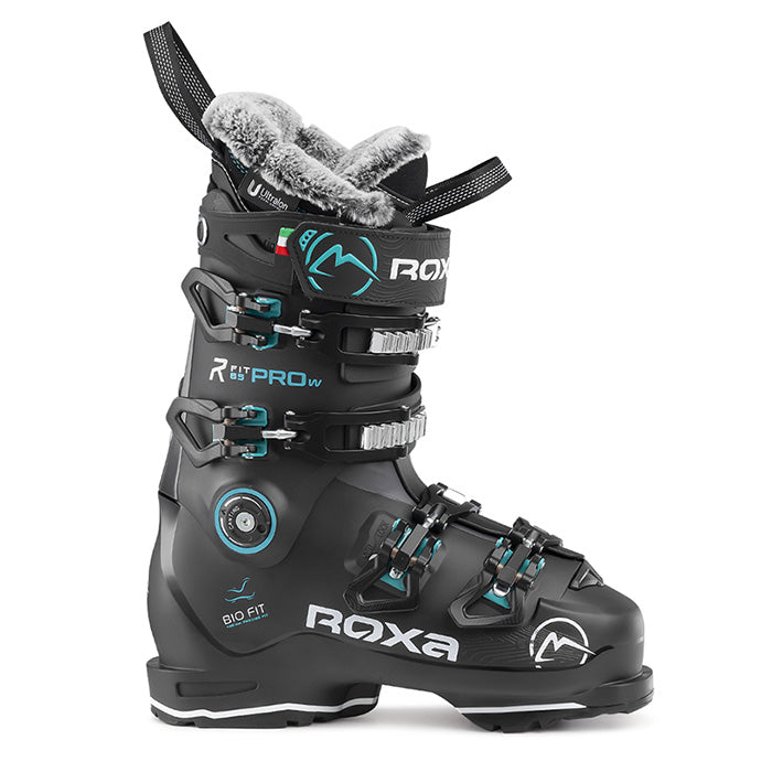 Roxa R/FIT Pro 85 GW women's ski boots (black/mint) available at Mad Dog's Ski & Board in Abbotsford, BC.