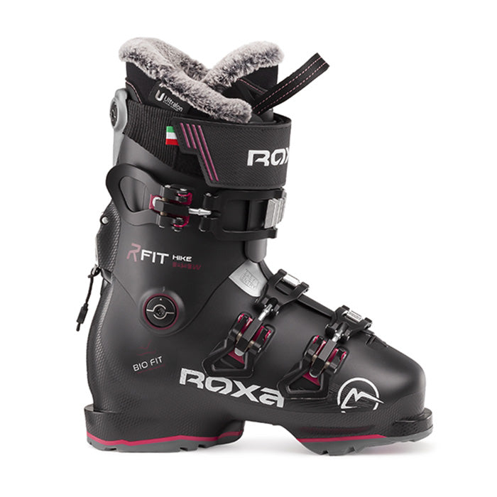 Roxa R/fit Hike 85 GW women's ski boots (black/plum) available at Mad Dog's Ski & Board in Abbotsford, BC.