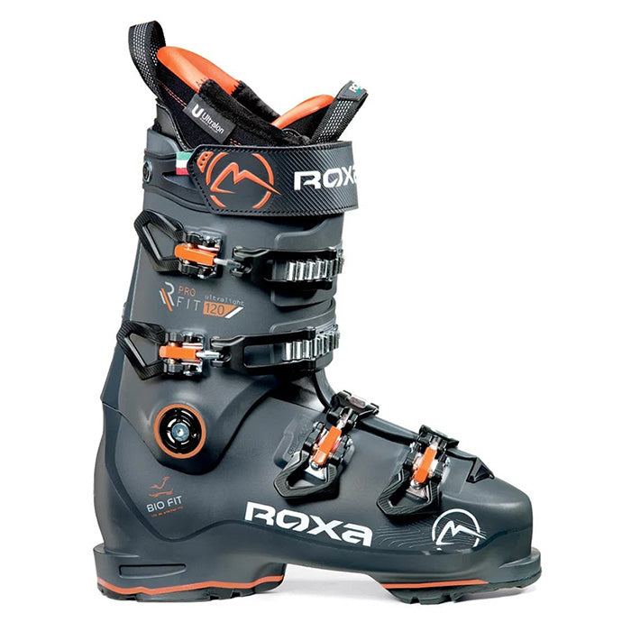 Roxa R/fit Pro 120 GW ski boots (anthracite/orange) available at Mad Dog's Ski & Board in Abbotsford, BC.