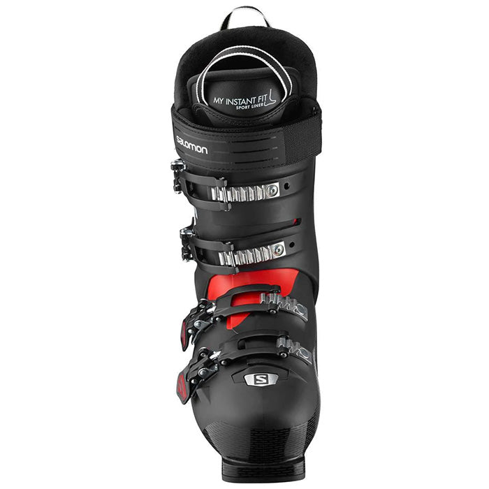 Salomon S/Pro HV 90 IC ski boots (black/red, 2021) available at Mad Dog's Ski & Board in Abbotsford, BC.