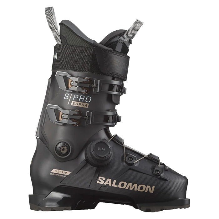 Salomon S/Pro Supra BOA 110 GW ski boots (black) available at Mad Dog's Ski & Board in Abbotsford, BC.