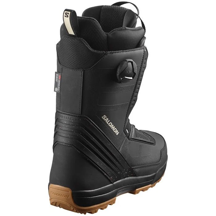 2025 Salomon Malamute Dual BOA snowboard boots (black) available at Mad Dog's Ski & Board in Abbotsford, BC.